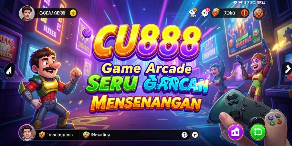 Tampilan gameplay seru dari CU888 dalam genre Arcade.