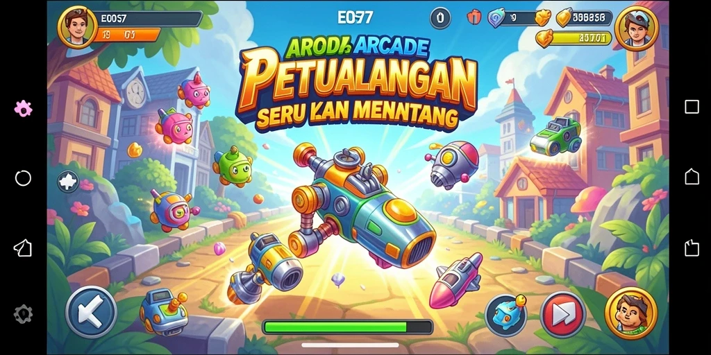 Tampilan menegangkan dari gameplay EOS77 yang penuh aksi dan tantangan.