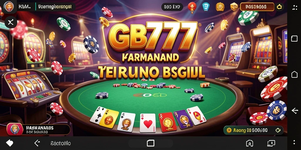 Tangkapan layar gameplay <strong>GB777</strong> yang menampilkan keseruan permainan Kasino.
