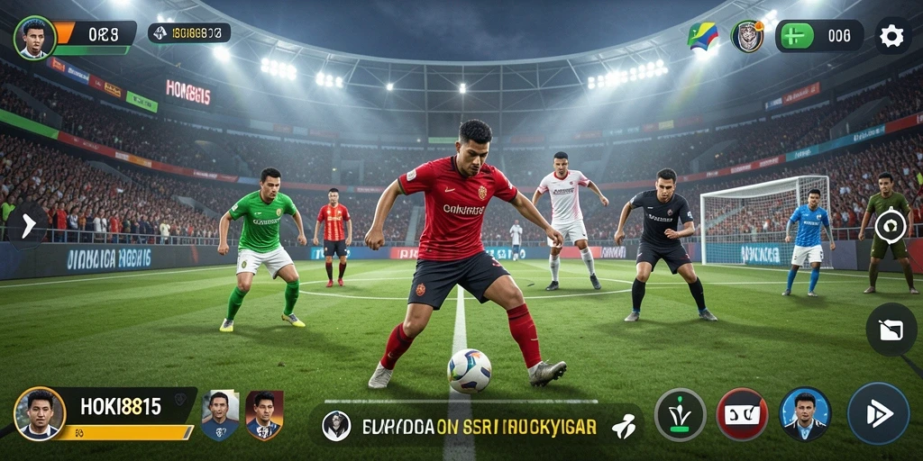 Tampilan gameplay HOKI8815 yang menakjubkan dan penuh aksi.