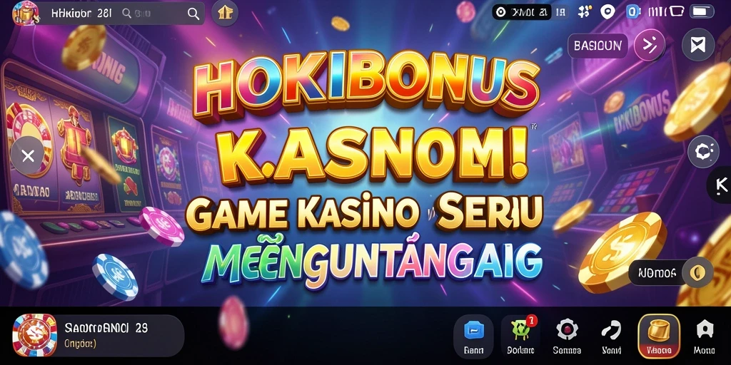 Tampilan gameplay HOKIBONUS yang menarik dan menyenangkan.
