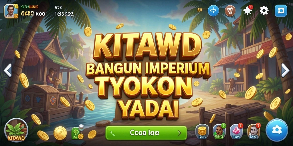 Gameplay KITAWD menunjukkan pengelolaan bisnis yang menarik dan menantang.