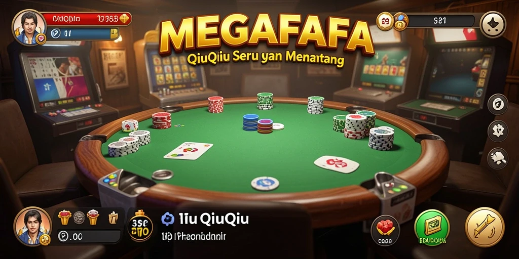 Tampilan menarik dari gameplay QiuQiu di MEGAFAFA.