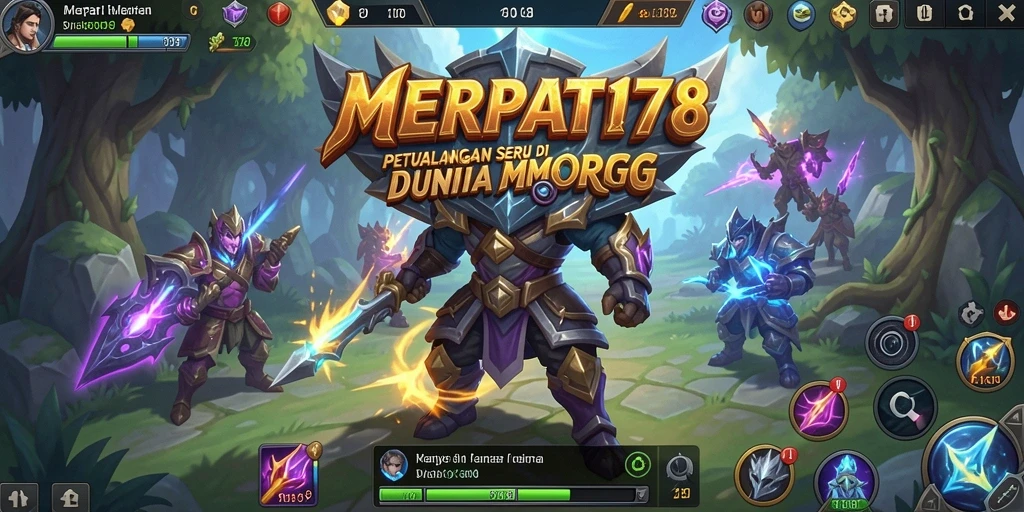 Tampilan gameplay seru di MERPATI178 yang menampilkan petualangan MMORPG.