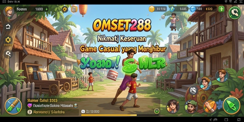 Tampilan gameplay OMSET288 yang mengasyikkan dan penuh warna.