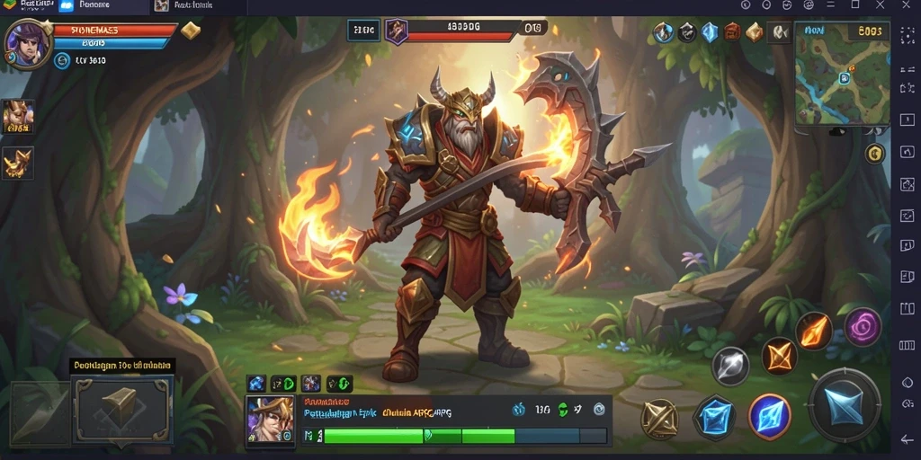 Tampilan gameplay <strong>POHONEMAS33</strong> yang memukau dalam aksi ARPG.
