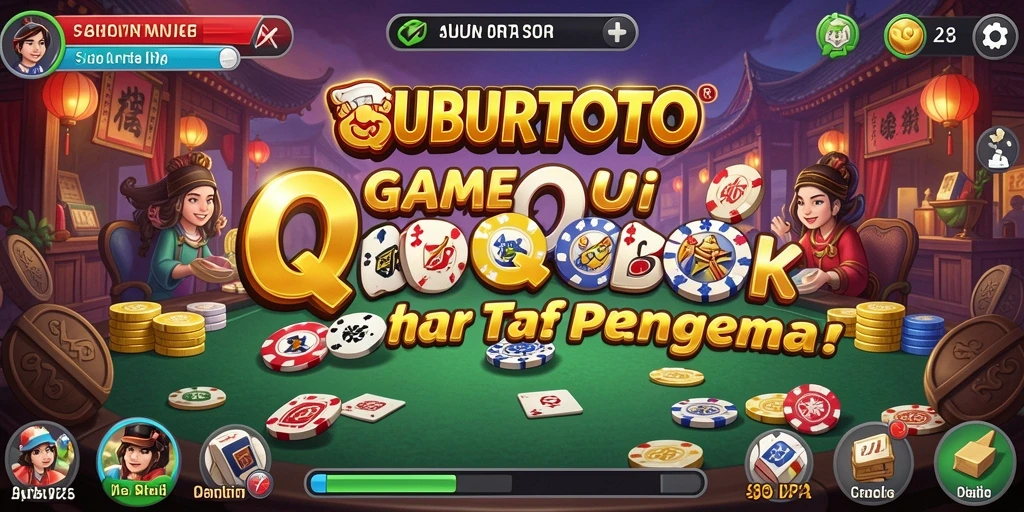 Screenshot SUBURTOTO menampilkan gameplay QiuQiu yang seru.