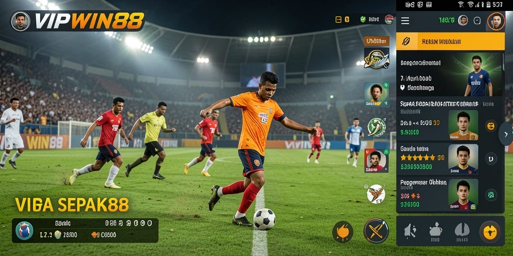 Tampilan gameplay realistik dan mendebarkan dari VIPWIN88.