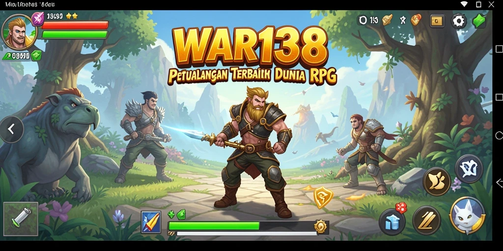 Tampilan gameplay <strong>WAR138</strong> yang memukau dalam petualangan RPG.
